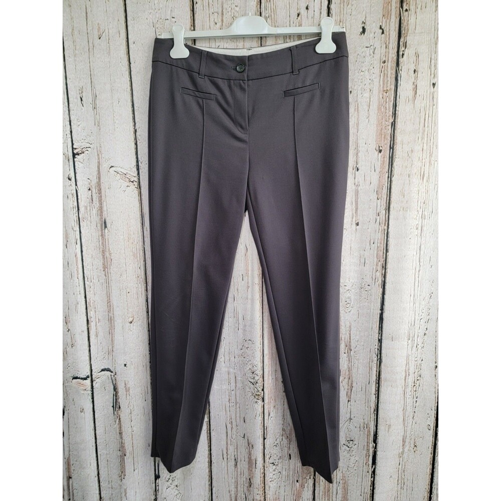 Marc Aurel Carrie Taupe Center Seam‎ Slim Leg Dress Pants Slacks Women's 40 EUC